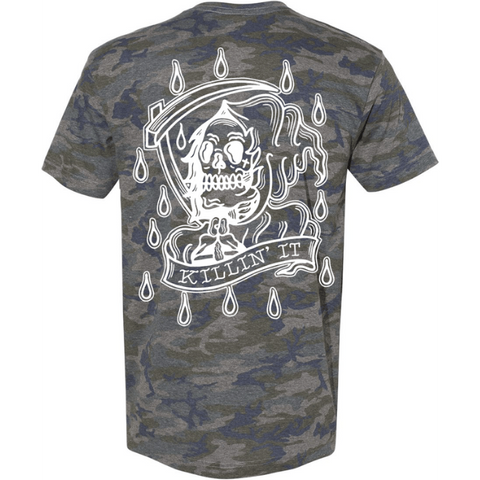 InkAddict KILLIN IT Unisex Tee CAMO