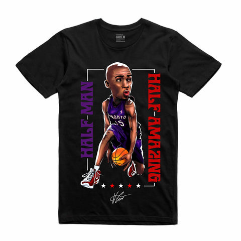 Streetwear on Demand LEGENDS VINCE CARTER TEE BLACK