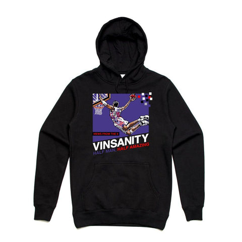 Streetwear on Demand VINSANITY 8 BIT HOODIE BLACK