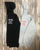 WE ARE VILLAINS WE GO HARDER HOODIE GREY / RED