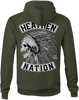 HEATHEN CHIEF HOODIE MILITARY GREEN