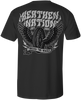 HEATHEN FOREVER TWO WHEELS TEE SHIRT BLACK