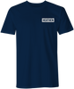 HEATHEN F'S GIVEN ZERO TEE SHIRT NAVY BLUE