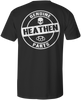 HEATHEN GENUINE PARTS TEE SHIRT BLACK