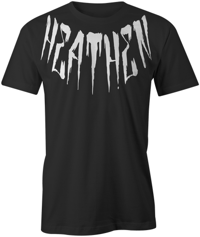 HEATHEN UNSTRAPPED TEE SHIRT BLACK