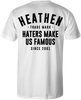 HEATHEN TRADEMARK TEE SHIRT WHITE