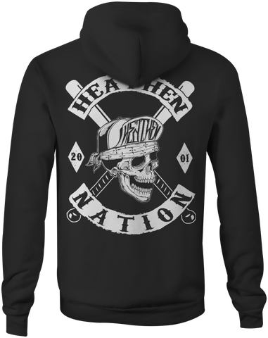 HEATHEN NATION HOODIE BLACK