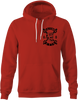 HEATHEN NATION HOODIE RED