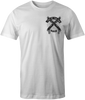 HEATHEN LIVE BY THE GUN TEE SHIRT WHITE