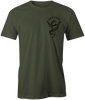 HEATHEN SNAKES & DAGGERS TEE SHIRT MILITARY GREEN