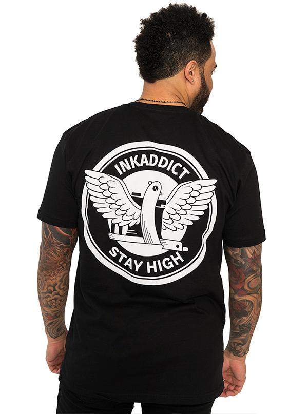InkAddict STAY HIGH Unisex Tee