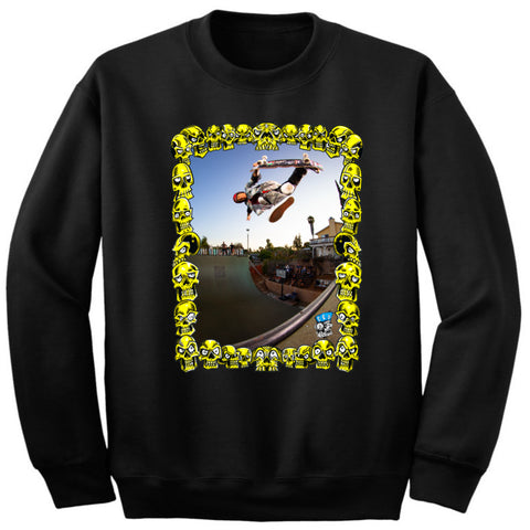 Art Society LEGENDS OF SKATE VOL. 1 HOSOI CREW SWEATSHIRT BLACK