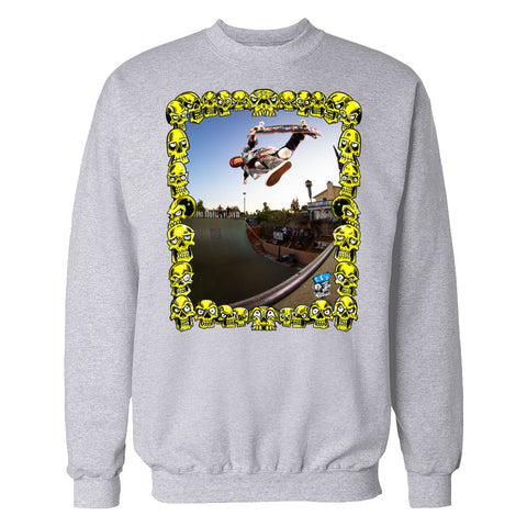 Art Society LEGENDS OF SKATE VOL. 1 HOSOI CREW SWEATSHIRT GREY