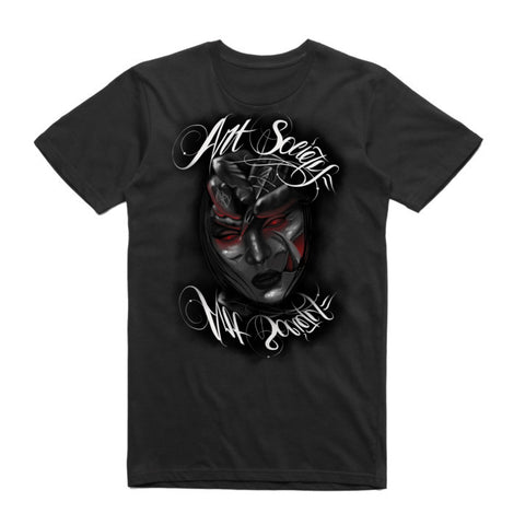 Art Society x Retro Kings x ATTARD MASK TEE BLACK