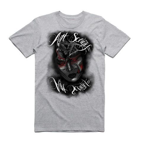 Art Society x Retro Kings x ATTARD MASK TEE GREY