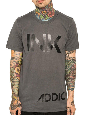 InkAddict INK Mens Tee HEAVY METAL / BLACK