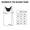 InkAddict WOMENS TATTOO MODEL RACERBACK TANK TOP BLACK / CHROMA