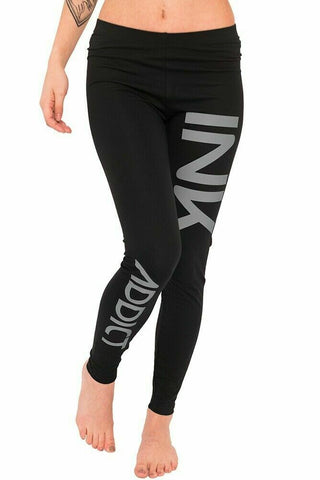 InkAddict WOMENS INK Leggings BLACK/GREY