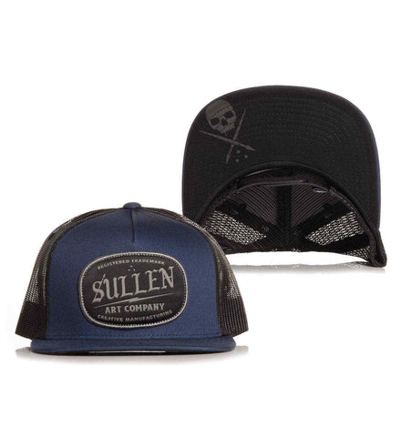 Sullen Collective SUPPLY SNAPBACK HAT NAVY BLUE