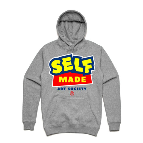 Art Society x Retro Kings SELF MADE HOODIE GREY