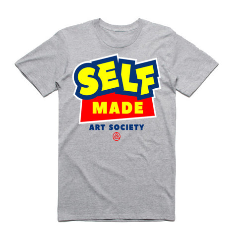 Art Society x Retro Kings SELF MADE TEE GREY