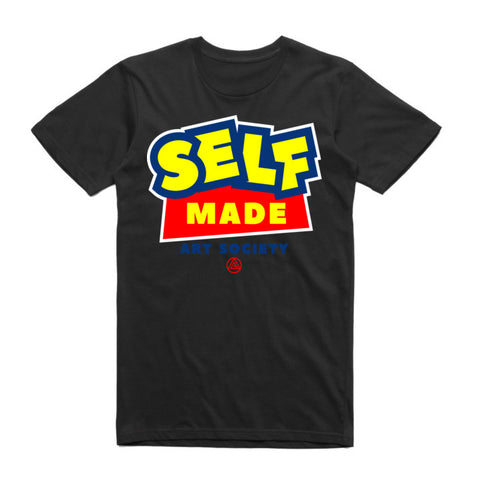 Art Society x Retro Kings SELF MADE TEE BLACK