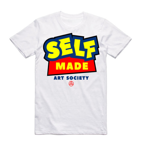 Art Society x Retro Kings SELF MADE TEE WHITE