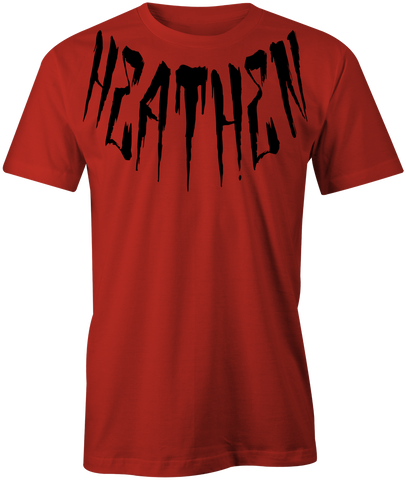 HEATHEN UNSTRAPPED TEE SHIRT RED