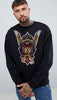 Art Society x Retro Kings VALKYRIE CREW SWEATSHIRT BLACK