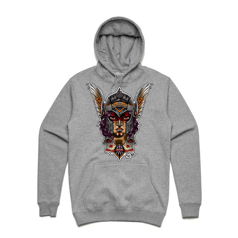 Art Society x Retro Kings VALKYRIE HOODIE GREY